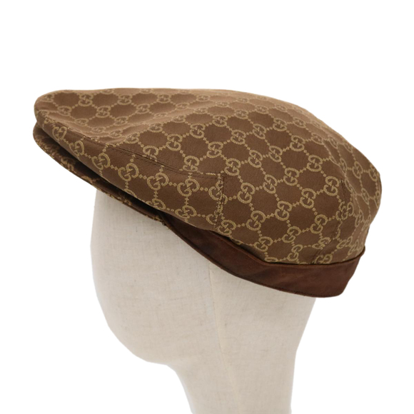 GUCCI GG Canvas Hunting Hat Brown Auth yk7612 - Picture 4 of 11